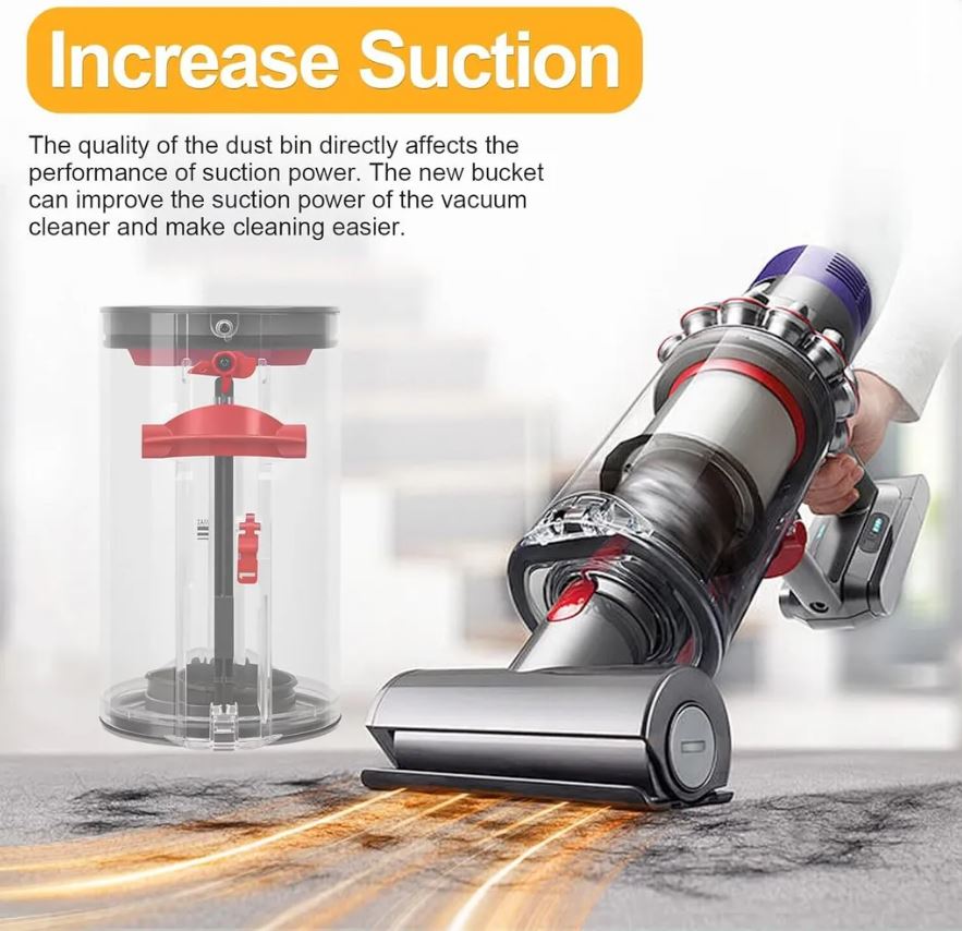 Staubbehälter für Dyson V11 V15 Behälter Ersatzteile SV14 SV15 SV22 Zubehör