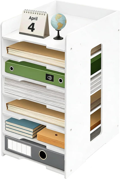 Document Tray A4 Desk Organizer Storage Box Office Supplies PVC Office Organizer